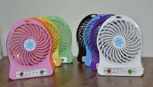 Mini desk fan portable small - desk,